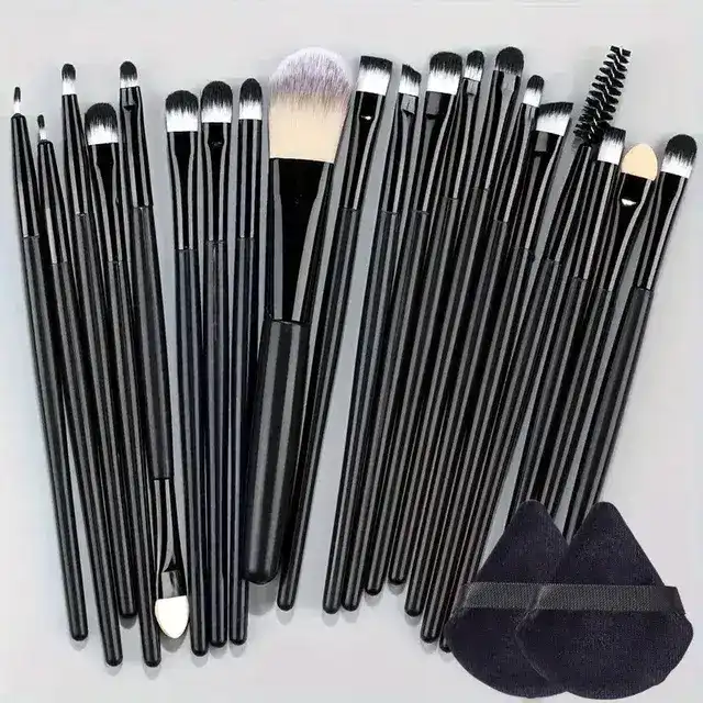 (DEMO) 20Pcs Makeup Brush Set Eyeliner Brush Blending Brush Makeup Brushes for Cheeks Eye Cosmetic Foundation